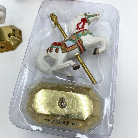 3 Hallmark Keepsake Tobin Fraley Carousel Horse Christmas Ornaments '92 '93 '94 - Picture 3 of 10